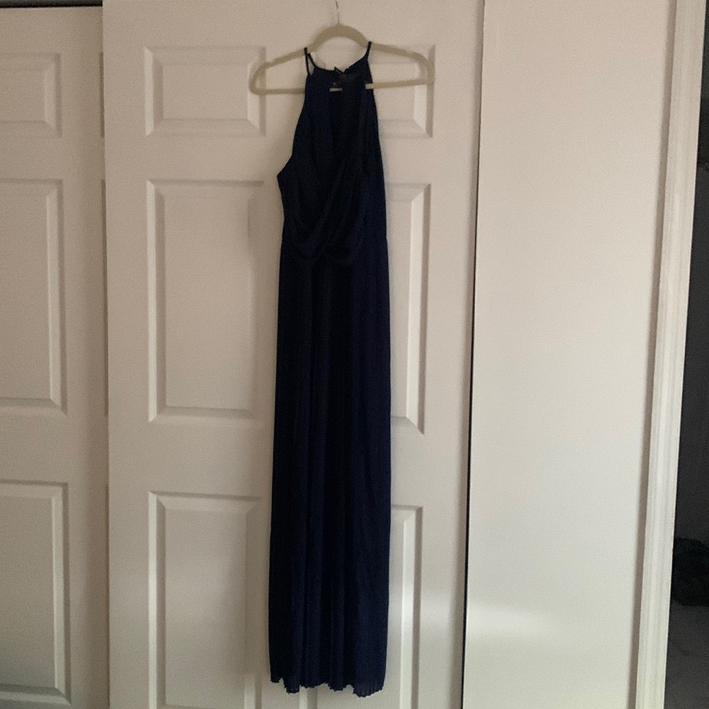 Navy Maternity Wedding Guest Dress